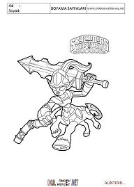 Skylanders boyama sayfaları
